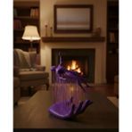 ieg™ 3D El İnsan Figürü Mor Modern Sanatsal Dekoratif Biblo 12x18 cm