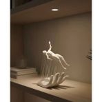 ieg™ 3D El Üzerinde İnsan Figürü Beyaz Minimal Masa Üstü Dekor