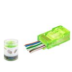 ieg™ Cat6 Ez Rj45 Konnektör - 100 Adet Yeşil / Özel Plastik Kutulu ND2401
