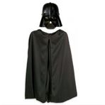 ieg™ Çocuk Boy Yıldız Savaşları Star Wars Darth Vadet Maskesi ve 90 cm Pelerin Seti Siyah