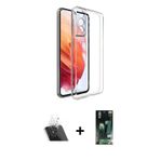 ieg™ Galaxy S23 Plus Kılıf Zirve Doku - Şeffaf 360 Full Body Arka Koruyucu + Şeffaf Kamera Lens Koru