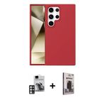 ieg™ Galaxy S24 Ultra Kılıf Kozmos Yansıma Özel Seri - Siyah Bilvis Hayalet Cam Ekran Koruyucu + Pem