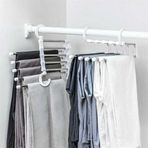 İeg™ Hareketli Dolap İçi Pantolon Kravat Şal Askı Sistemi Düzenleyici Katmanlı Askılık O