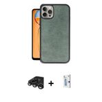 ieg™ iPhone 15 Pro Kılıf Kıvılcım Işık Serisi - Siyah Bilvis 0.18mm Plus Cam Ekran Koruyucu + Titany