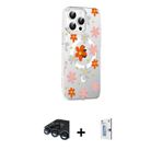 ieg™ iPhone 15 Pro Kılıf Yörünge Işık Prime - Siyah Bilvis 0.18mm Plus Cam Ekran Koruyucu + Lacivert