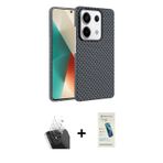 ieg™ Redmi Note 13 Pro 4G Kılıf Doruk Serisi - Şeffaf Pasifik Cam Ekran Koruyucu + Şeffaf Kamera Len