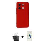 ieg™ Redmi Note 13 Pro 5G Kılıf Ahenk Serisi - Şeffaf Pasifik Cam Ekran Koruyucu + Şeffaf Kamera Len