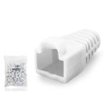 ieg™ Rj45 Konnektör Papuç - 100 Adet Beyaz / Ekonomik Poşet Paket ND2433