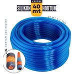 ieg™ Turk 40 Metre Silikonlu Bahçe Hortumu Sulama Aparatı HEDİYELİ