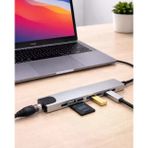 ieg™ Type C Hub Çoklayıcı 8 Port USB HDMI RJ45 Kart Okuyucu