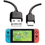 ienzaGenCables Anahtar 10FT Ekstra Uzun USB C Pil Şarj Kablosu Ev ve Araba için Kablo Nintendo Switch ve Lite ile Uyumlu (Siyah veya Beyaz, Sadece Kablo, AC Adaptörü veya Araç Şarj Cihazı Dahil Değildir)