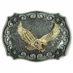ieron Kemer Tokası Tamir Aksesuarı Yedek Western Cowboy Vintage Stil DIY Kemer Üretimi için, Kartal D, 3.8 cm