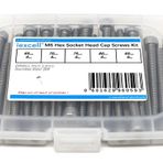 iexcell 20 Adet M6 x 60/65/70/75/80 Paslanmaz Çelik 304 Altıgen Soket Başlı Vidalar Cıvata Çeşitleri Kiti