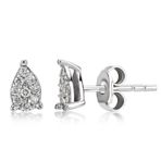 İf Pırlanta 0.12 ct Pırlanta Küpe