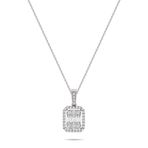 İf Pırlanta 0.35 ct Pırlanta Baget Kolye