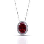 İf Pırlanta 1.05 ct Pırlanta Yakut Kolye