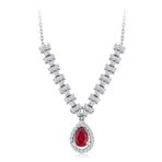İf Pırlanta 1.11 ct Pırlanta Yakut Kolye