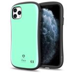 iFace iPhone 11 Pro Max için Tasarlanmış Birinci Sınıf - Sevimli Darbeye Dayanıklı Çift Katmanlı [Sert Kabuk + Tampon] Telefon Kılıfı [Düşme Testi] - Nane Yeşili