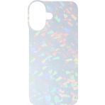 iFace Yansıma Şeffaf Telefon Kılıfı Ekleme Dekorasyon Sayfası iPhone 16 ile Uyumlu - Holografik Parıltılı Desen Kendin Yap Deco Kpop Estetik Çıkartma Film Sayfası - Frost (Konfeti)