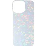 iFace Yansıma Şeffaf Telefon Kılıfı Ekleme Dekorasyon Sayfası iPhone 16 Pro Max ile Uyumlu - Holografik Parıltılı Desen Kendin Yap Deco Kpop Estetik Çıkartma Film Sayfası - Frost (Konfeti)