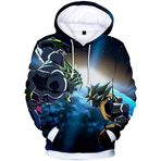 IFIKK Genç Dragon Ball 3D Baskı Unisex Sweatshirt