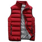 IFIKK Gilets Kırmızı Kapitone Erkek Ceket