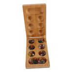 ifundom 1 Set Mancala Abalone Oyunu Morels Tahta Oyunu Macalah Oyunu Küçük Dünya Tahta Oyunu Ahşap Tahta Ve Renkli Cam Taşlar Kamp Oyunları Tahta Oyunu Masa Mermer Oyunu Bambu