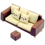 ifundom 1 set oyuncak bebek evi kanepe bebek prenses kanepe bebek evi mini kanepe minyatür sahne koltuk oyuncak bebek koltuğu ve tabure oyuncak bebek evi oturma odası dekorasyonu mini oyuncak bebek