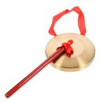 ifundom 1 Takım Gong Vurmalı Müzik Aletleri Çin Davulu Çin Müzik Aletleri Geleneksel Ziller Çin Zili Çocuk Oyuncakları Çocuklar Için Oyuncak Çocuk Oyun Seti Çocuk Masası Pirinç Masaüstü