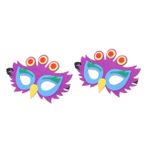 ifundom 10 Çocuk Tavuskuşu Maskesi Hayvan Maskesi Çocuk Karikatür Maskesi Cadılar Bayramı Maskesi Prop Masquerade Parti Maskesi Hayvan Temalı Maskeler Çocuklar Parti Maskesi