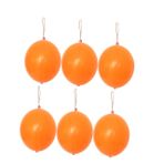 ifundom 10 Parça yumruk balonları parti balonları balon standı helyum balon pompası folyo yıldız balonları oyuncak doğum günü balonları Şişirici su balonları çocuklar yumruk topları Orange