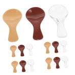 ifundom 15 Adet Imitasyon Plastik Kaşık Modelleri Oyuncak Plastik Kaşık Mini Gereç Mini Ev Eşyaları şık DIY Aksesuarları Oyun Yemek Mini Ev Mutfak Dekoru Süslemeleri Minyatür