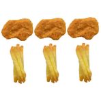 ifundom 6 Sahte Tavuk Patates Kızartması Taklit Gıda I Ve Kız Çocukları Için Kız I Ev Dekoru