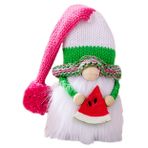 ifundom Bebek Çiftlik Evi Süslemeleri Tepsiler Dekoratif Hawaiian Karpuz Gnomes Heykelleri Plaj Gnome Noel Süslemeleri Gnomes Süslemeleri Ev Için Sahne Küçük Ağaç Polyester