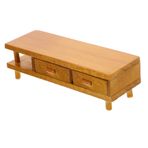 ifundom bebek evi tv dolabı dollhouse ev dekorasyon aksesuar dekoratif Simülasyon TV dolabı Ahşap mini televizyon dolabı oyuncak evi minyatür dolap bebek evi dekorasyonu küçük ev süsü Odun