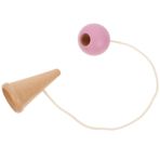 ifundom beceri topu el egzersiz oyuncak kendama kupası ve topu ahşap yakalama topu atıcı oyuncaklar ahşap oyun seti ahşap çocuk oyuncak çocuk aksesuarı gündelik tahtadan kılıç Bebek Odun