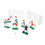 ifundom Detaylı Futbol Sahası Dekoru Futbol Cupcake Toppers Futbol Masa Dekoru Futbolcu Model Seti