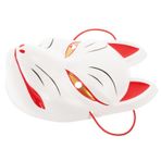 ifundom Japon Tilki Kitsunes Maskesi Tam Yüz Cadılar Bayramı Tilki Maskeleri Hayvan Kostüm Maskesi Masquerade Parti Cosplay Kostüm Masquerade Drama Parti Için Asseries