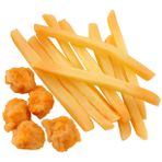 ifundom Taklit Oyuncak Yemek Oyuncakları 15 Adet Patates Kızartması Tavuk Nuggets Modeli Sahte Hızlı Yemek Oyuncağı Küçük Çocuklar İçin Mutfak Oyun Seti