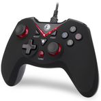 IFYOO V-one Kablolu USB Oyun Denetleyicisi PC için Oyun Kumandası Oyun Kumandası Joystick (Windows XP/7/8/10/11) & Steam & Android & PS3 - Kırmızı