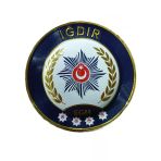 Iğdır Polis Kol Arması 3D Plastik Tpu, Yeni Tip, Cırtlı, Standart Ölçü, 1.Sınıf Kalite