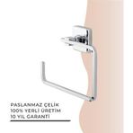 Igk Yapı - Çelik Banyo Kumru Kare Havluluk (KU10-008)