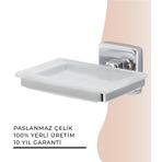 Igk Yapı - Çelik Banyo Kumru Montajlı Sabunluk (KU10-003)