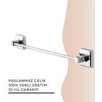 Igk Yapı - Çelik Banyo Kumru Uzun Havluluk 60CM (KU10-067)
