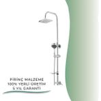 Igk Yapı - Gpd Duş Seti (5 Fonksiyonlu El Duşu +250X250) (DST24) - Krom