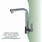İgk Yapı Gpd MES160 Pedra Spiralli Eviye Bataryası Krom