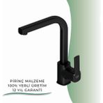 Igk Yapı - Gpd S Pedra Tek Gövde Eviye Bataryası (MTE160-S) - Siyah