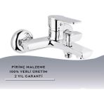 Igk Yapı – Kare Batarya KPE41004 Perla Banyo Bataryası - Krom