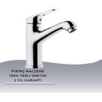 İgk Yapı Kare KMI4001-Y Miracle Yüksek Lavabo Bataryası Krom
