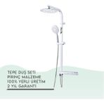 Igk Yapı - Tema Hill-Slim Tepe Duş Seti (53135) - Krom